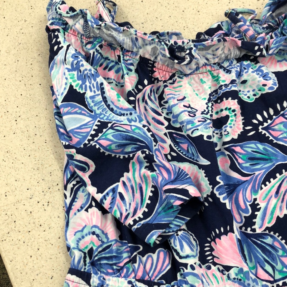 Lilly Shorts Romper Size 6/7